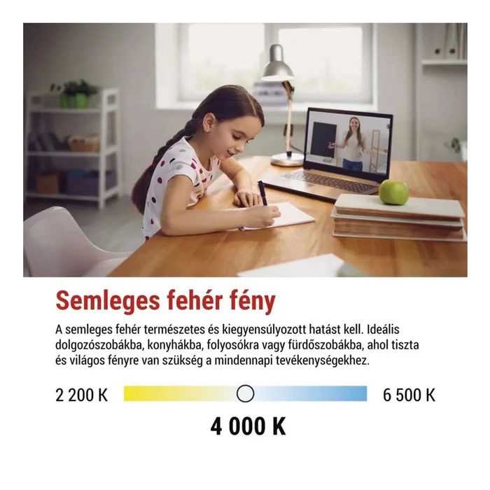 Emos LED izzó gyertya E14 2,2W 250lm 4000K C37 Classic ZQ3E03