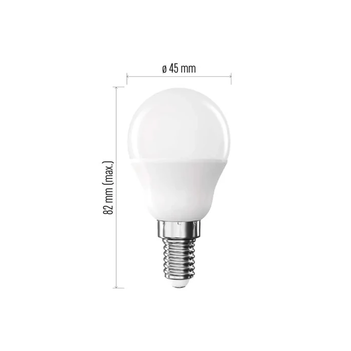 Emos LED izzó kisgömb E14 8,8W 806lm 3000K G45 Basic ZL1F47