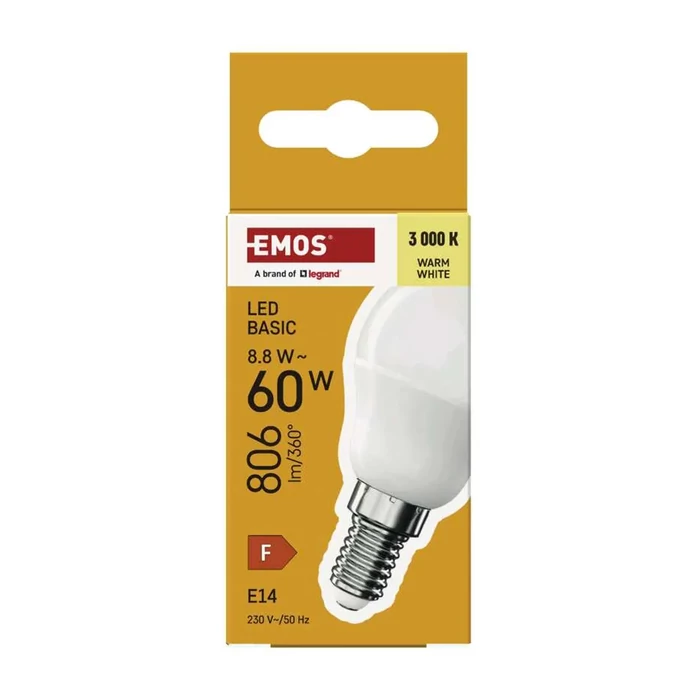 Emos LED izzó kisgömb E14 8,8W 806lm 3000K G45 Basic ZL1F47