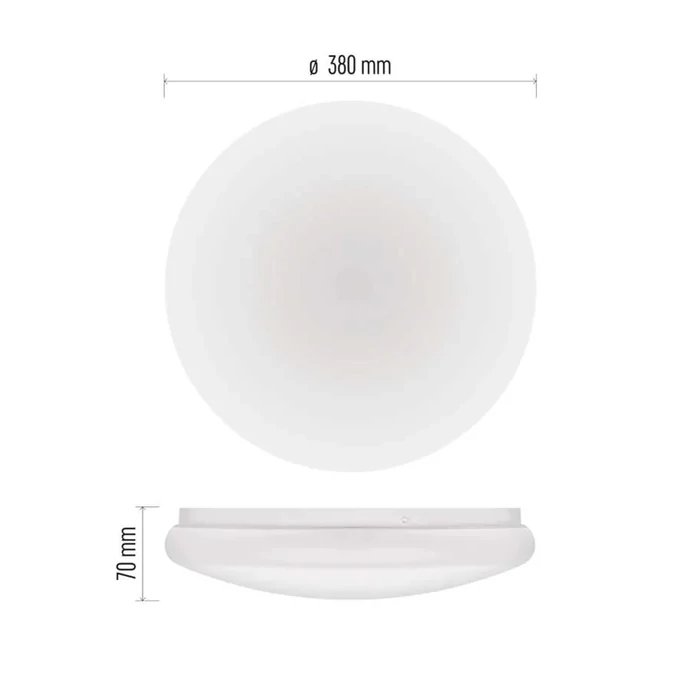 Emos LED mennyezeti lámpa kerek 11W 1840lm 4000K IP44 TIVI ZM3407