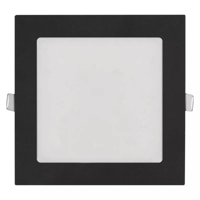 Emos NEXXO LED panel süllyeszthető négyzet fekete 12,5W CCT IP20/IP40 1050lm ZD2333