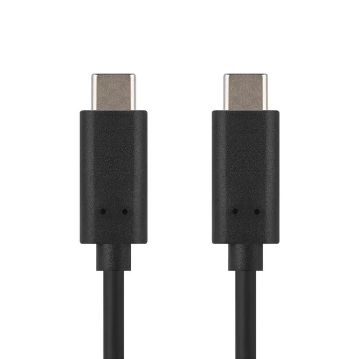 Emos töltő- és adatkábel 2.0 1m fekete USB-C / USB-C SM7028BL