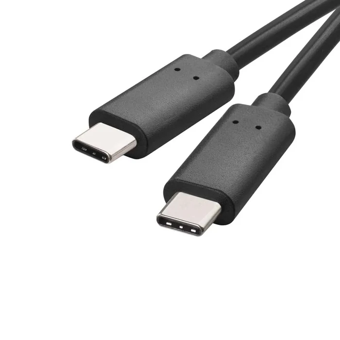 Emos töltő- és adatkábel 2.0 2m fekete USB-C / USB-C SM7029BL