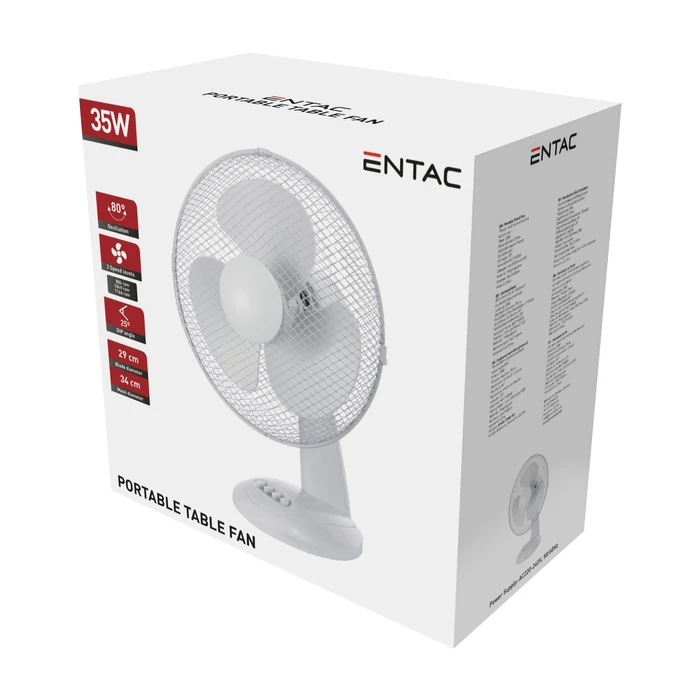Entac asztali ventilátor 35W EPSTF-35W