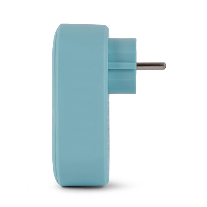 Entac fali elosztó aljzat + 2 USB port kék EPAG-1EE-2USB-B