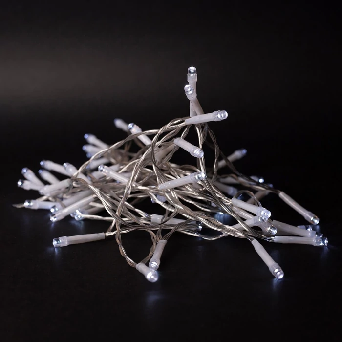 Entac karácsonyi fényfüzér beltéri 3,3m 30 LED hideg fehér IP20 ECL-30CW