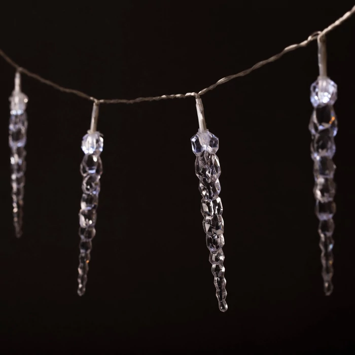 Entac karácsonyi jégcsap fényfüzér 3m 20 LED hideg fehér IP44 ECL-I20CW11