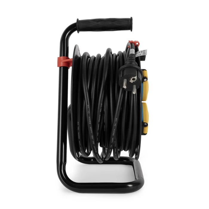 Entac kültéri kábeldob 20m gumikábellel 4 dugalj H05RR-F 3x1,5 IP44 ESCR44G4-20