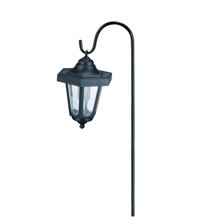 Entac napelemes kerti szolár lámpa leszúrható fekete 750mm 1 LED IP44 EGSL-I1L75-B2