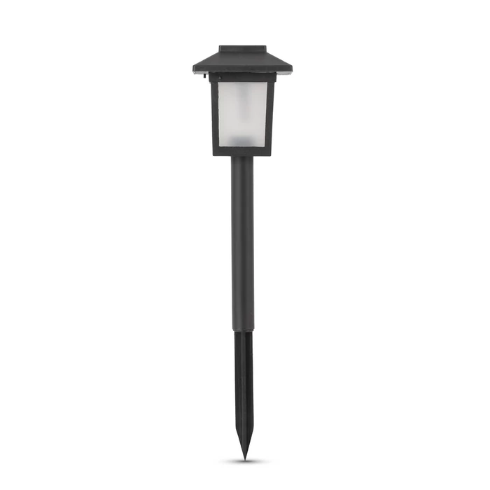 Entac napelemes kerti szolár lámpa leszúrható fekete láng effekttel 325mm 10 LED IP44 EGSL-P10LF-32.5