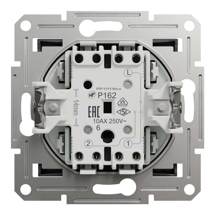 Schneider Electric Asfora 106 váltókapcsoló (rugós) antracit EPH0400171