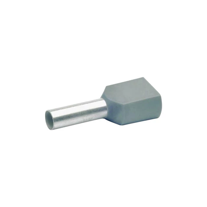Érvéghüvely iker 2x4 mm2 E19I