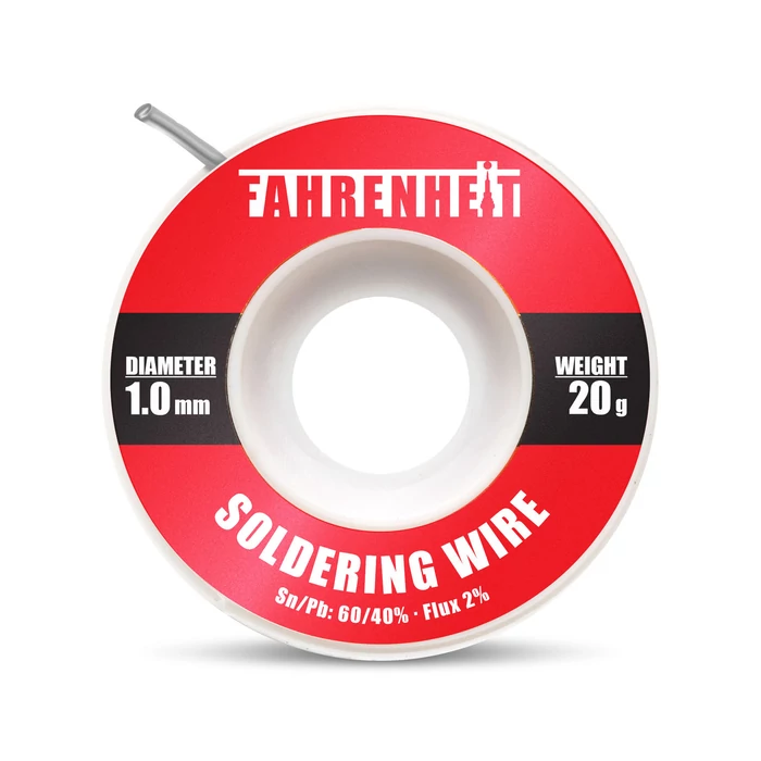 Fahrenheit forrasztó ón 1 mm átmérő 20 g 55132