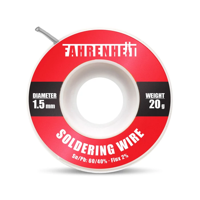 Fahrenheit forrasztó ón 1,5 mm átmérő 20 g 55134