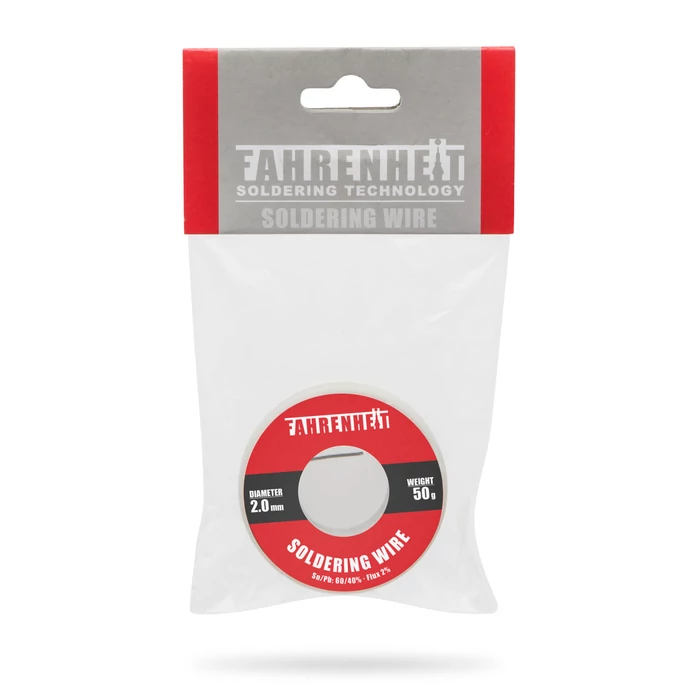 Fahrenheit forrasztó ón 2 mm átmérő 50 g 55137