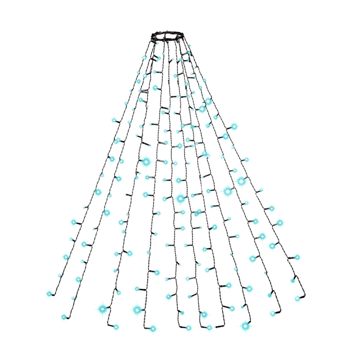 Family LED karácsonyfa fényfüzér 1,9 m 120 LED, hideg fehér IP44 58931