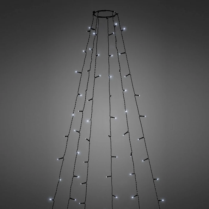 Family LED karácsonyfa fényfüzér 1,9 m 120 LED, hideg fehér IP44 58931