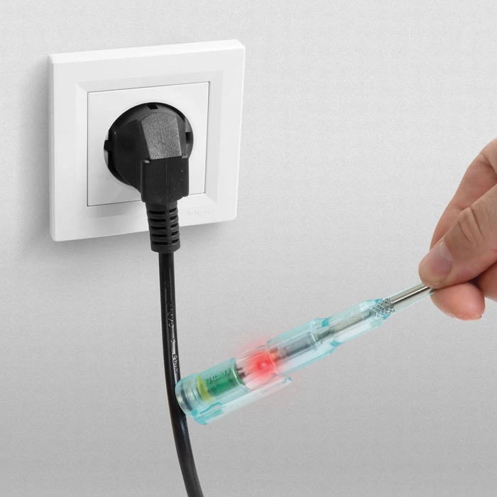 Fázisceruza érintésmentes funkcióval piros LED-del 70 - 250 V AC elemes 25821