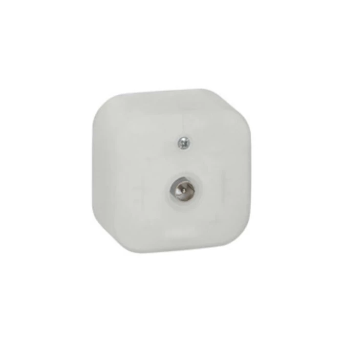 Forix IP20 falon kívüli TV antenna-csatlakozóaljzat, végzáró fehér