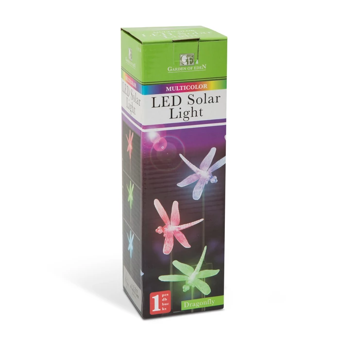 Garden of Eden kültéri LED-es szitakötő szolár lámpa 40mAh 43cm 11393B