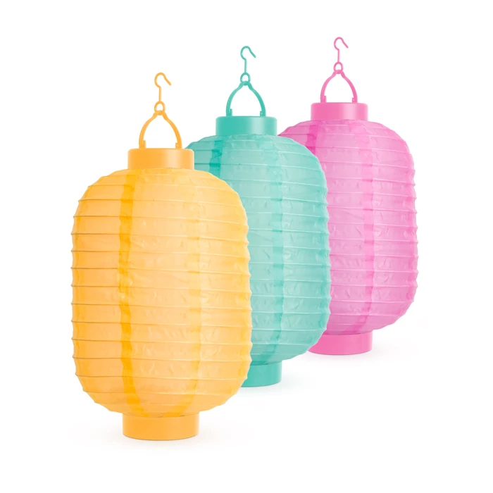 Szolár lampion - 3 színben - hidegfehér LED - 21 cm 11399G