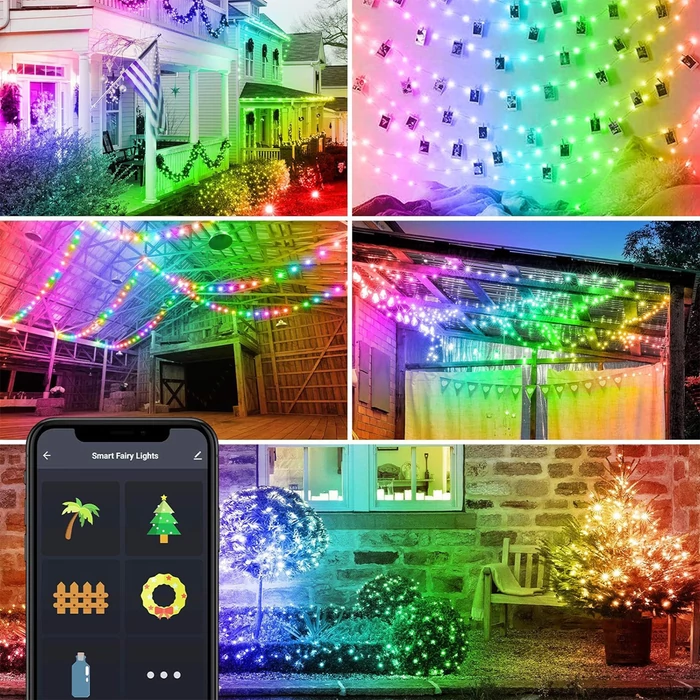 Garden of Eden smart fényfüzér USB 33 RGB LED 5 m bluetooth 58382A