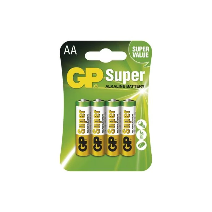 GP ceruza elem alkáli SUPER 4db AA