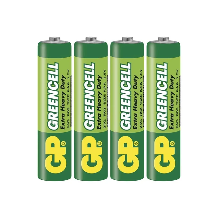 GP Greencell AAA mikro ceruzaelem 1,5V 4db/fólia B12104