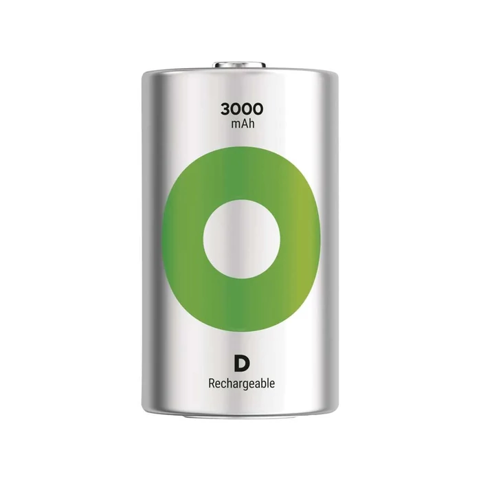 GP ReCyko NiMH tölthető akkumulátor HR20 (D) 3000mAh 2db/csomag B2543