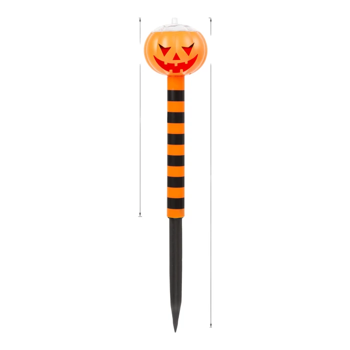 Halloween LED-es szolár lámpa töklámpás 11374C
