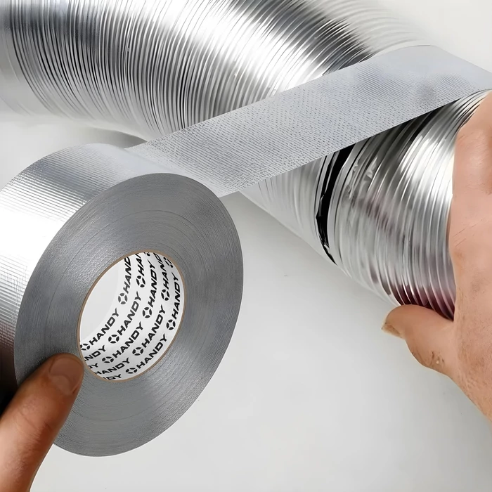 Handy alumínium ragasztószalag 50mx50mm üvegszálas akril 150 mikron lángálló 11066