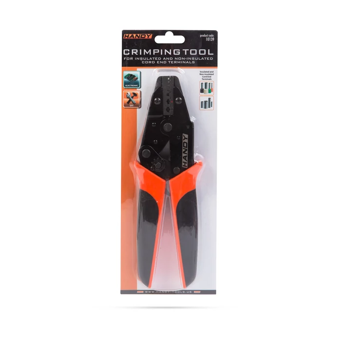 Handy krimpelőfogó szigetelt és nem szigetelt érvéghüvelyhez 0,9 - 4,5mm2 10139