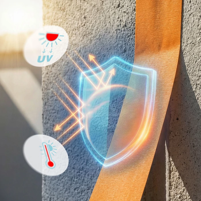 Handy maszkolószalag 50mx24mm hőálló narancssárga 11061