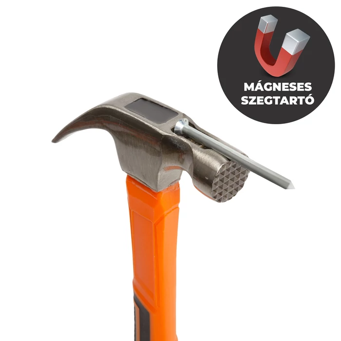 Handy professzionális ács kalapács mágneses fejjel 470g 10429D