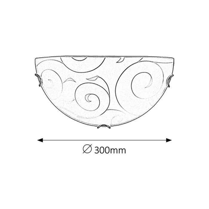 Harmony lux fali lámpa D30cm 3851 Rábalux