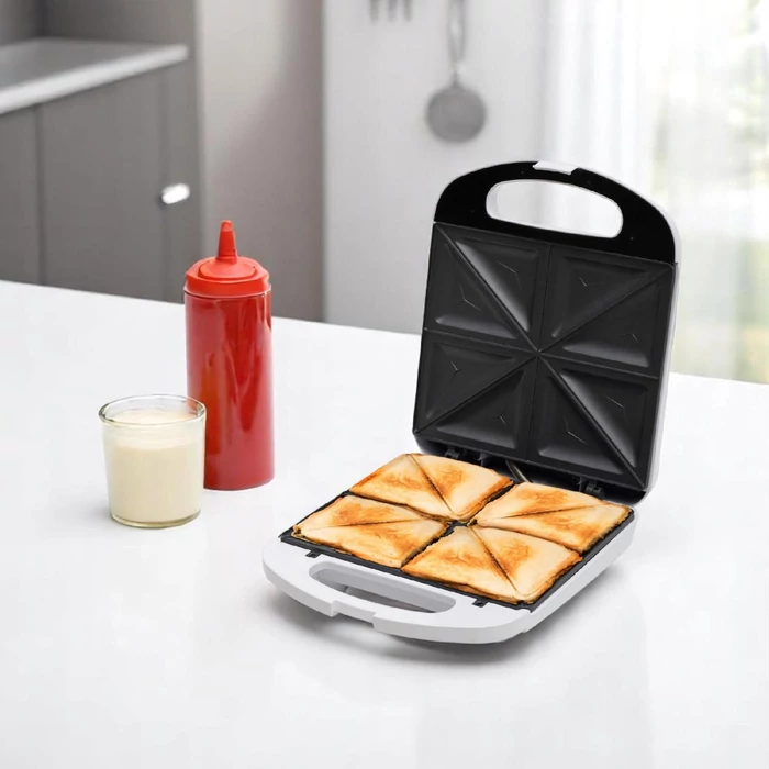 Home szendvicssütő 1200W egyszerre 4 szendvics HGSZ48