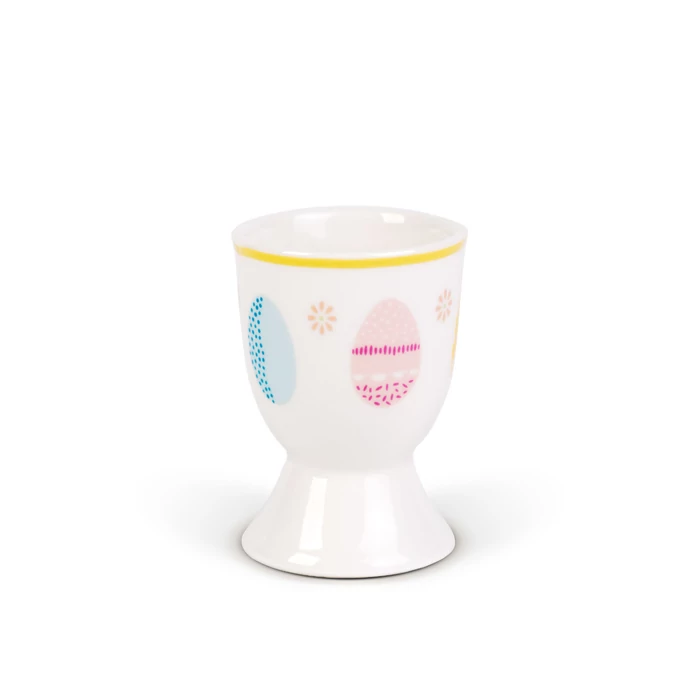 Húsvéti dekoráció porcelán tojástartó 6,5 cm CMK-7819