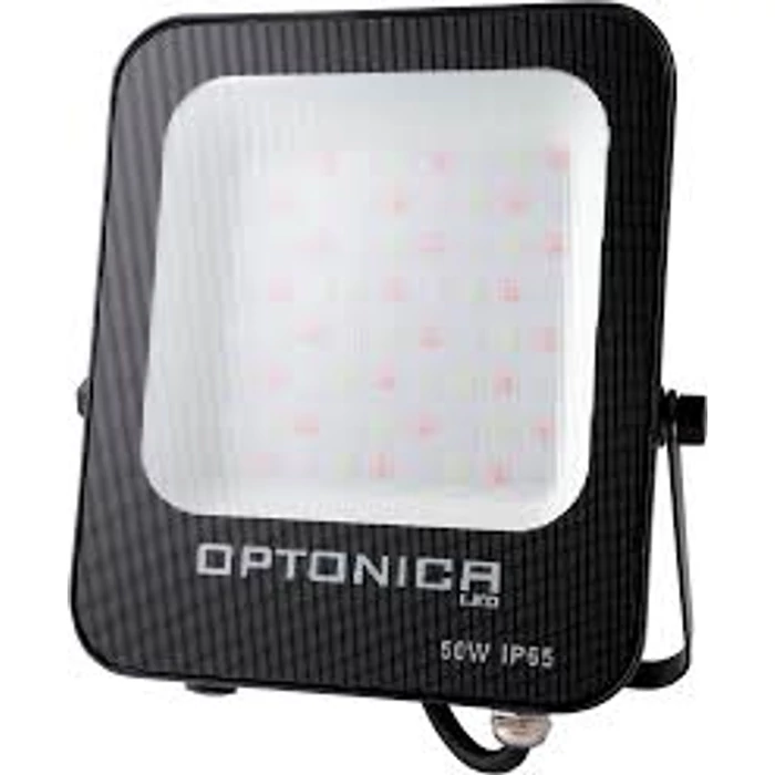 Optonica LED RGB SMD 50W 4000Lm 90lm/W reflektor fényvető távirányítóval fekete testtel RGB IP65 5756