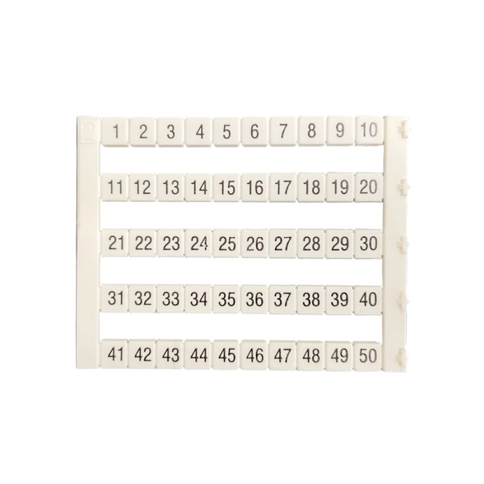IMO sorkapocs jelölő címke 1-50 fehér 5x5 mm MT-1-50