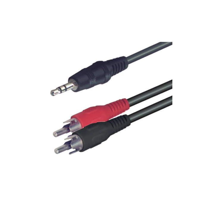 JACK d.-3,5 2xRCA 5 m    A49-5