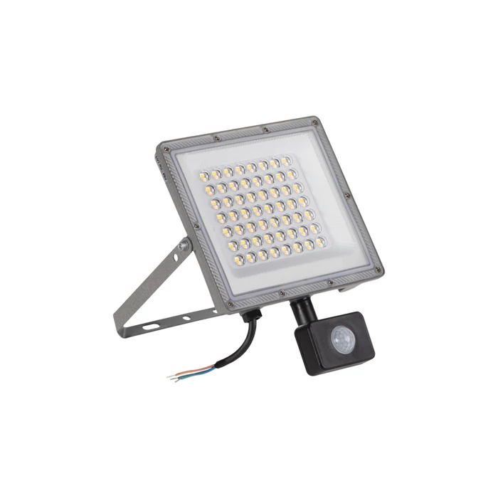 Kanlux ACETE LED reflektor mozgásérzékelős 50W CCT szürke IP44 38498