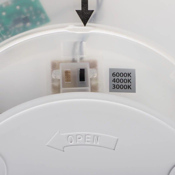 Kanlux Azpo LED mennyezeti lámpa kerek fehér 18,5W 1800lm CCT IP54 31514