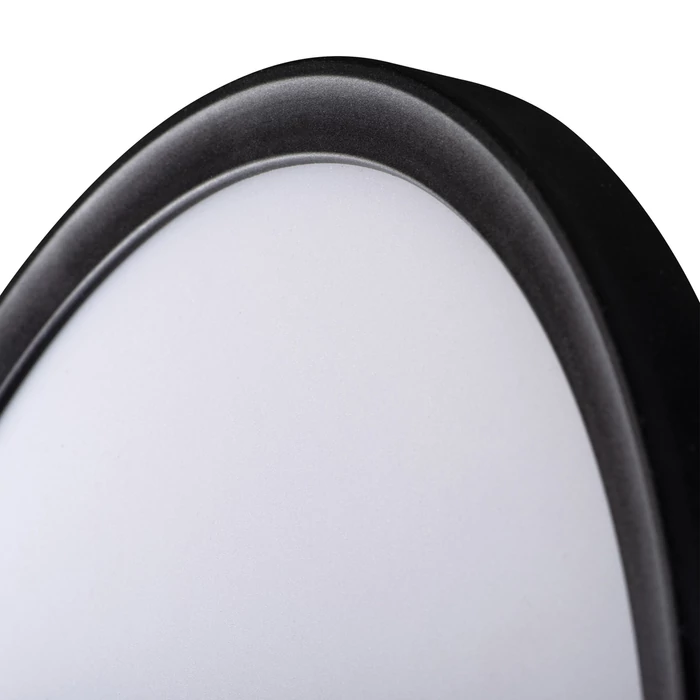 Kanlux Azpo LED mennyezeti lámpa kerek fekete 18,5W 1800lm CCT IP54 31515