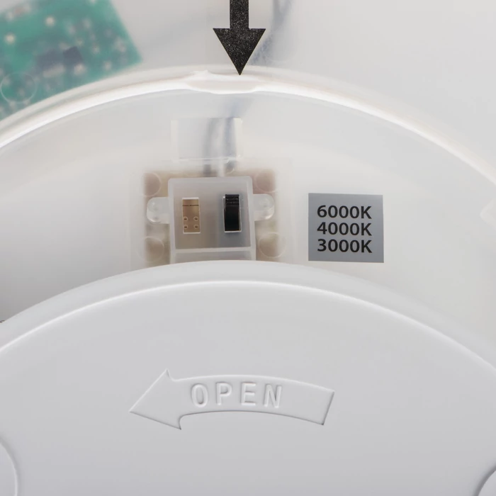 Kanlux Azpo LED mennyezeti lámpa négyzet fehér 12,3W 1150lm CCT IP54 31530