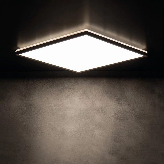 Kanlux Azpo LED mennyezeti lámpa négyzet fekete 22W 2600lm CCT IP54 31535