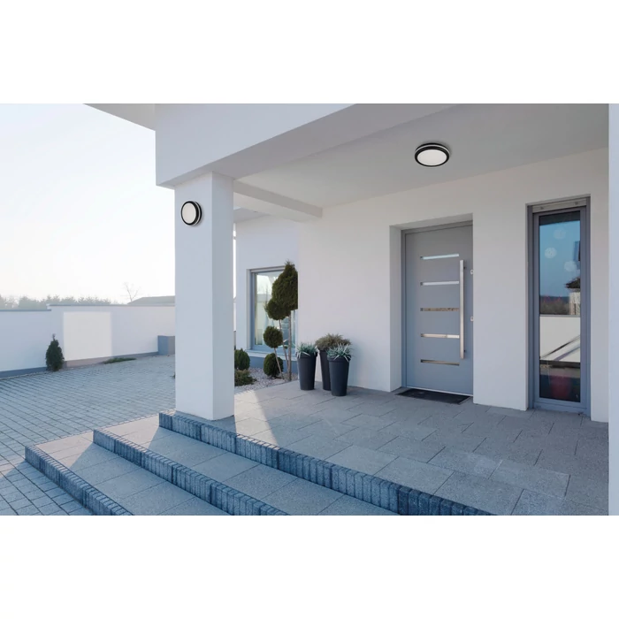 Kanlux Beno ECO LED mennyezeti lámpa kerek fekete 30W CCT IP65 38385