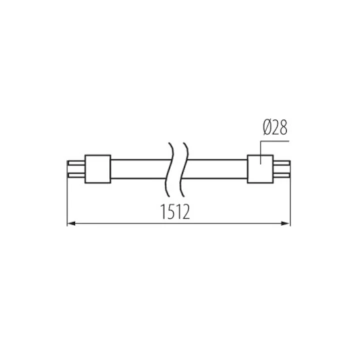 Kanlux LED fénycső T8 22W 6500K 3300lm 150 cm  GLASSv3 26059