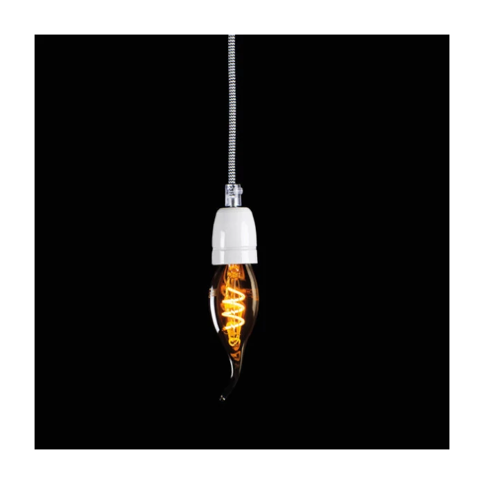 Kanlux LED filament izzó gyertya E14 2,5W 1800K 135lm C35 láng XLED 29641