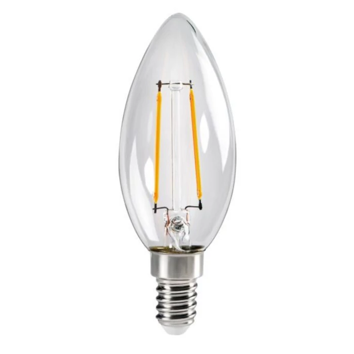 Kanlux LED filament izzó gyertya E14 2,5W 2700K 250lm C35 XLED 29617