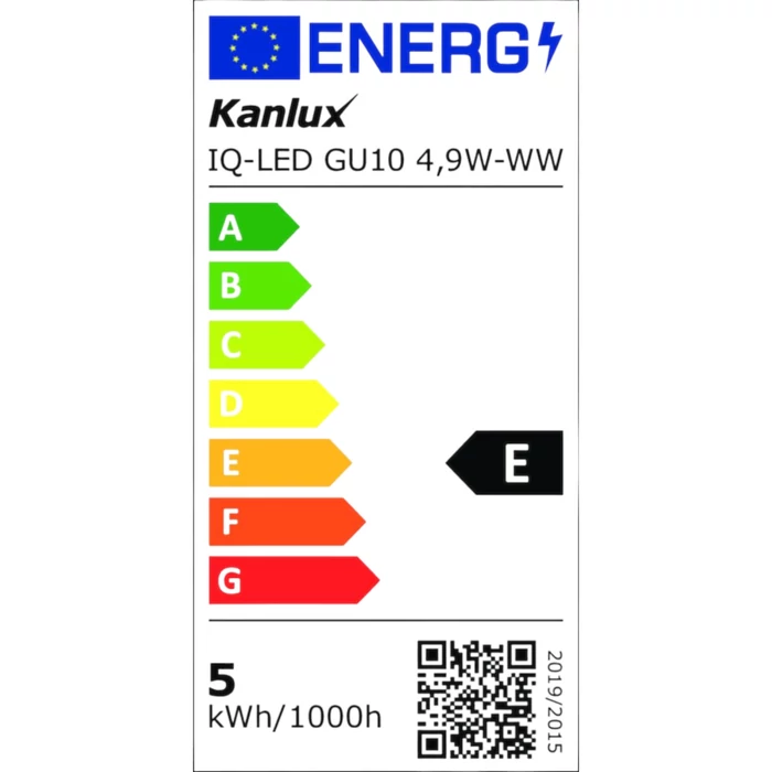 Kanlux LED izzó 4,9W GU10 550lm 2700K IQ-LED 35256